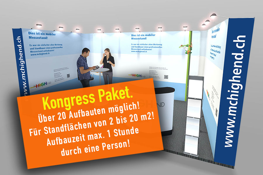 Expolinc mobiler Messestand Kongress Paket